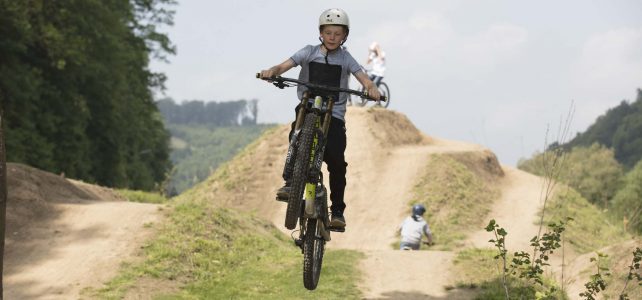 Panoramaaufnahme des Bikeparks Panoramaaufnahme des Bikeparks